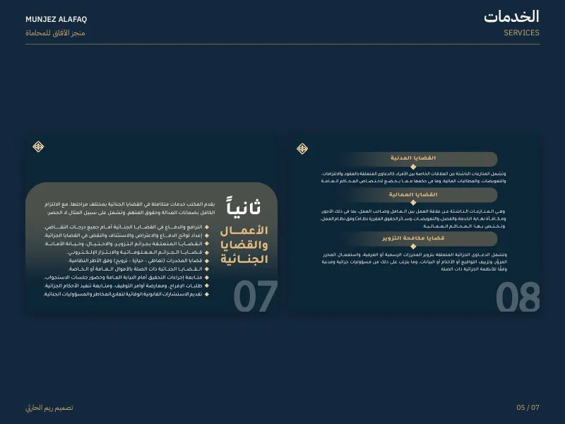 منجز الآفاق للمحاماة - بروفايلات الشركات